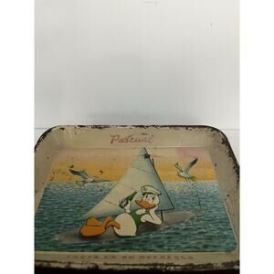 Set Of 2 Vintage Disney Donald Duck Trays Hispanic Origin